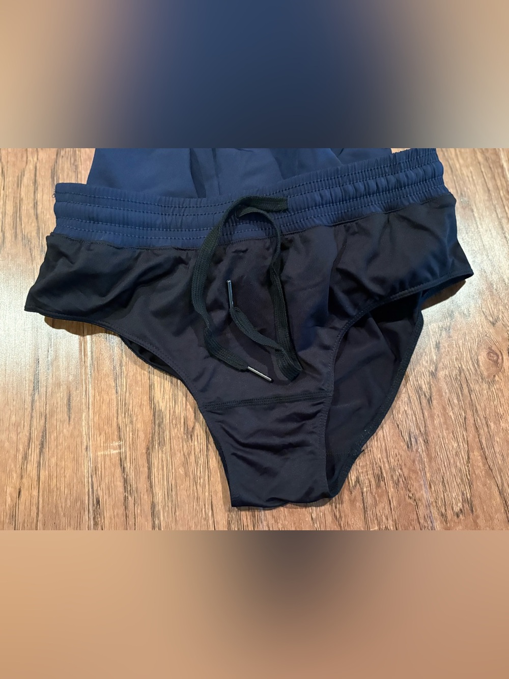 Born Primitive Women’s Running Shorts with Inner Liner Navy Blue XS - Picture 7 of 9